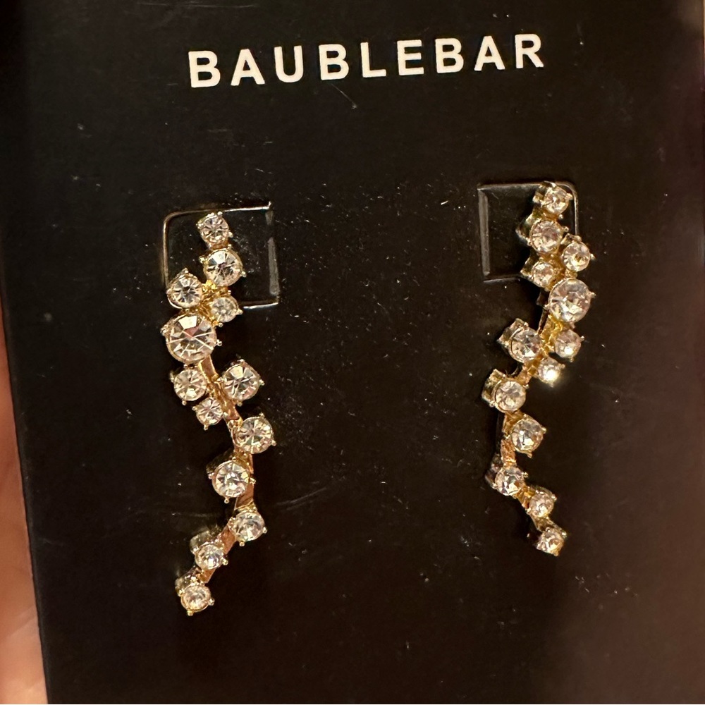 NWT bauble bar ear climbers